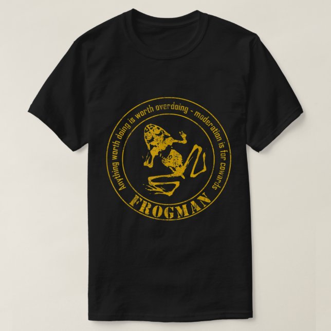 Camiseta Frogman Diver (Frente do Design)