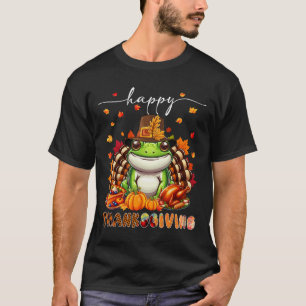 Camiseta Frognóstico de Ação de Graças Fantasia de Peru Fol