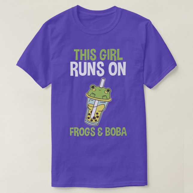 Camiseta Frogs Bubble Tea  903 (Frente do Design)