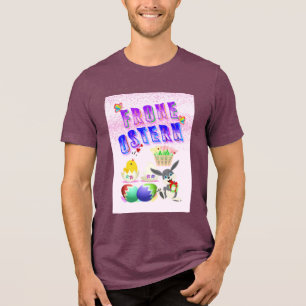 Camiseta Frohe Ostern