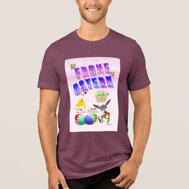 Camiseta Frohe Ostern (Frente)