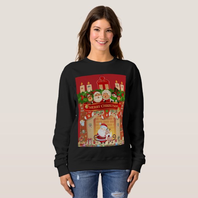 Camiseta Frohe Weihnachten  (Frente Completa)