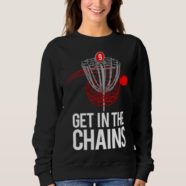 Camiseta Frolf   Frisbee Golf   GET IN THE CHAINS (Frente)