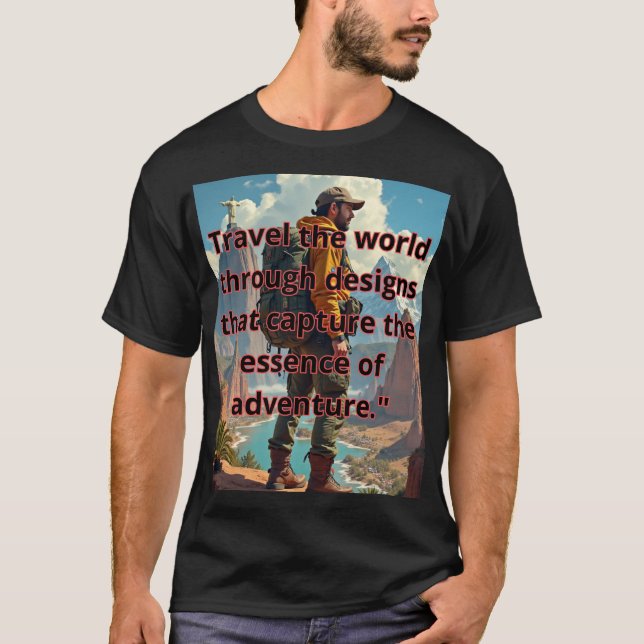Camiseta "From mountains to oceans, our prints celebrate th (Frente)