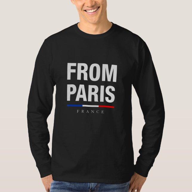 Camiseta From Paris With Pride Illustration  Graphic Design (Frente)