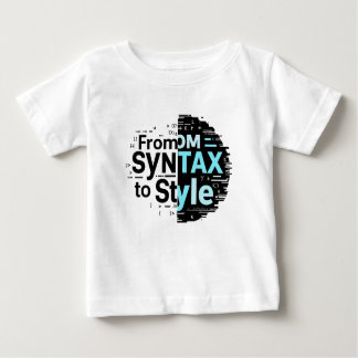 Camiseta From Tax to Style – Creative Coding Typography.