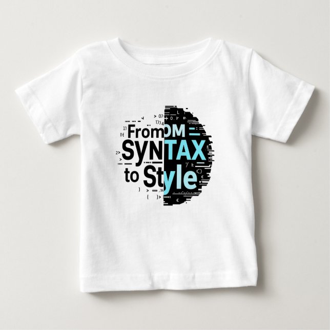 Camiseta From Tax to Style – Creative Coding Typography. (Frente)