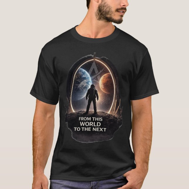 Camiseta From This World to the Next — Interplanetary Journ (Frente)