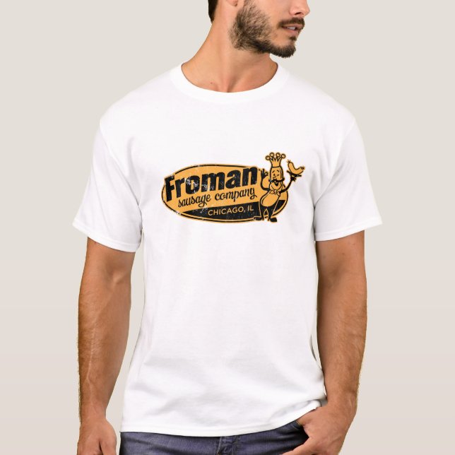 Camiseta Froman Sausage co chicago Illinois (Frente)