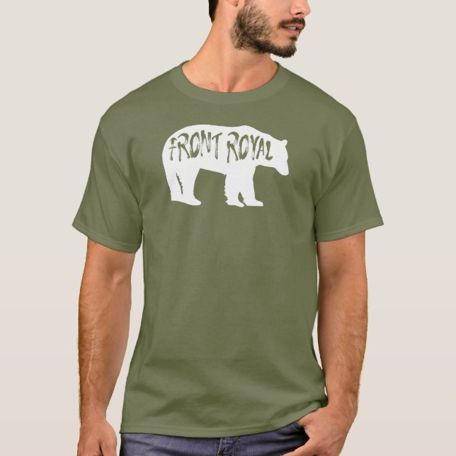 Camiseta Front Royal Virginia Bear (Frente)