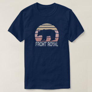 Camiseta Front Royal Virginia Retro Bear