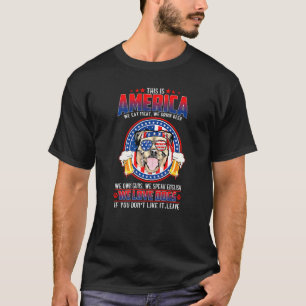 Camiseta Fronteira Cachorro Esta América Adoramos Cachorros