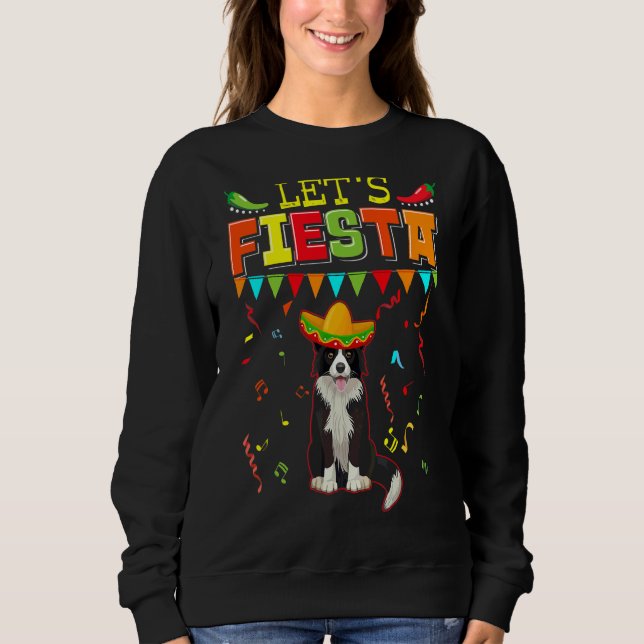 Camiseta Fronteira de Fiesta de Vamos Cinco de Mayo Fiesta  (Frente)
