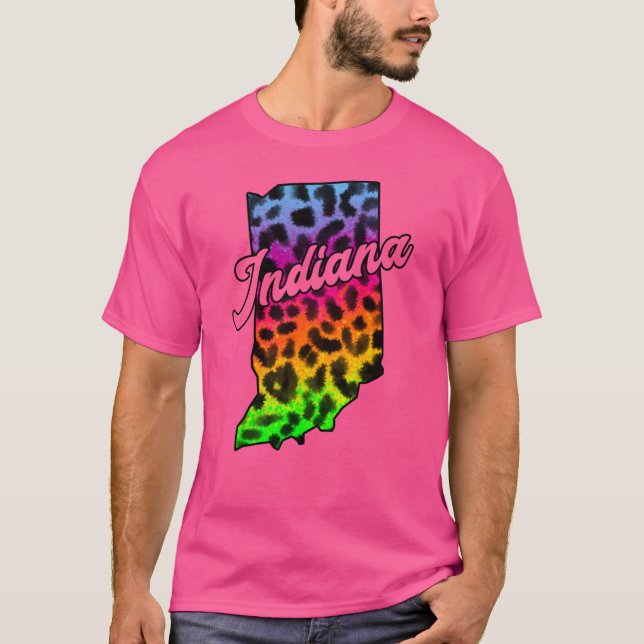 Camiseta Fronteira do Estado de Indiana (Frente)