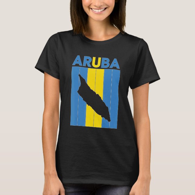 Camiseta Fronteiras do País Aruba (Frente)