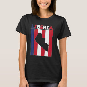 Camiseta Fronteiras do País Libéria