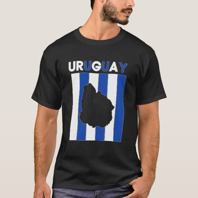 Camiseta Fronteiras do País Uruguai (Frente)