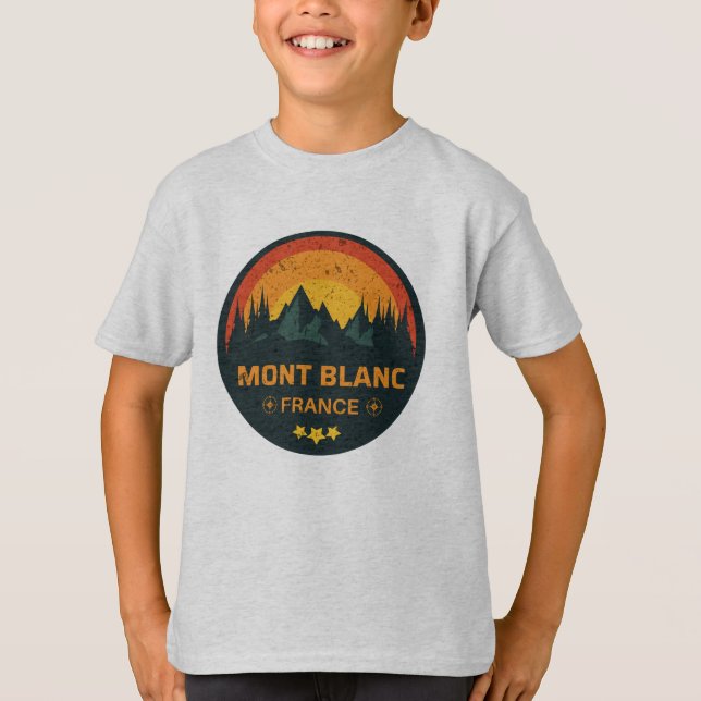 Camiseta Fronteiras entre a França e a Itália (Frente)