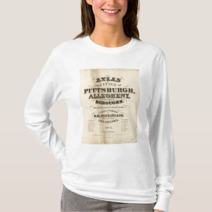 Camiseta Frontispício atlas de Pittsburgh, Allegheny