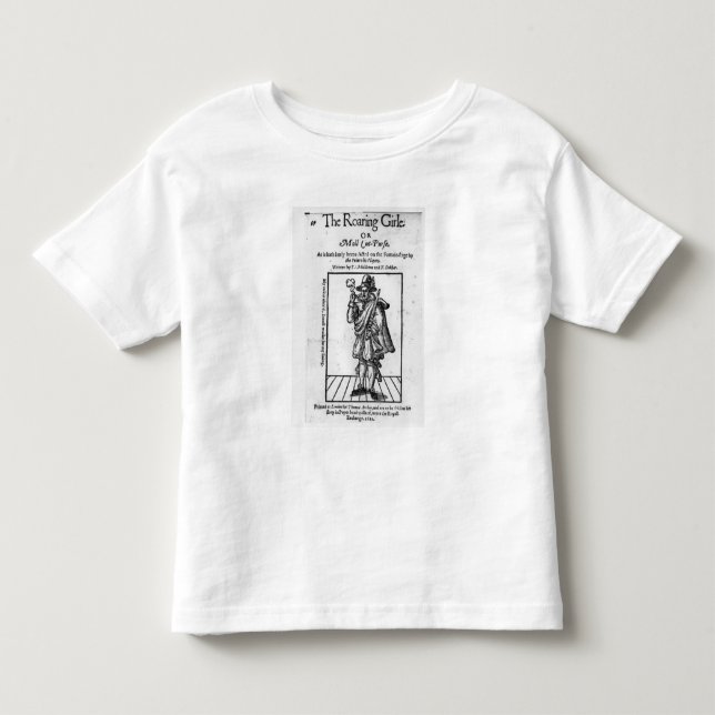Camiseta Frontispício para "A Rapariga Rajante" (Frente)