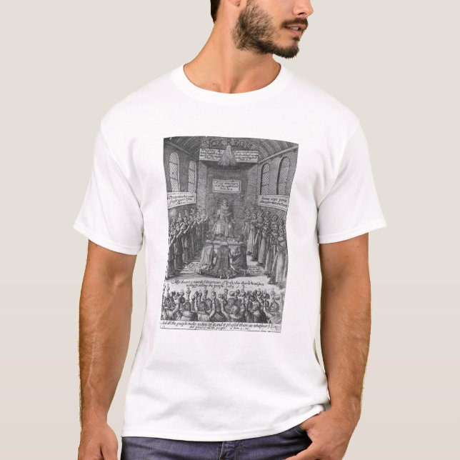 Camiseta Frontispiece ao "Vox Regis" por Thomas Scott (Frente)