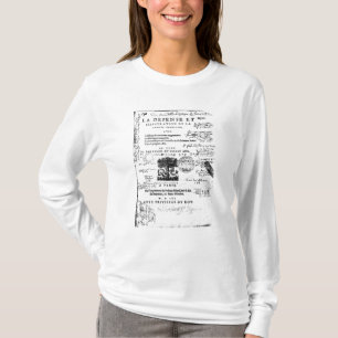 Camiseta Frontispiece 'da defesa e da ilustração do La
