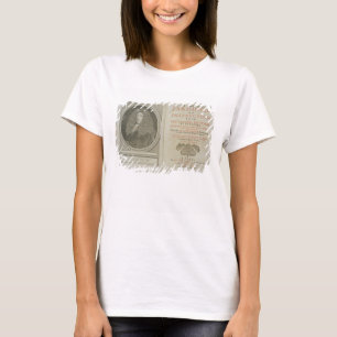 Camiseta Frontispiece do frontispício e do retrato do auto