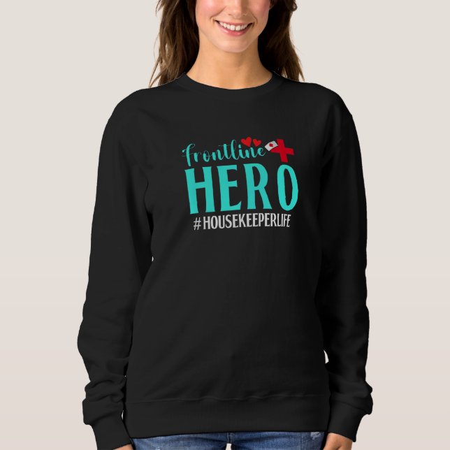 Camiseta Frontline Hero Housekeeper Life Worker (Frente)