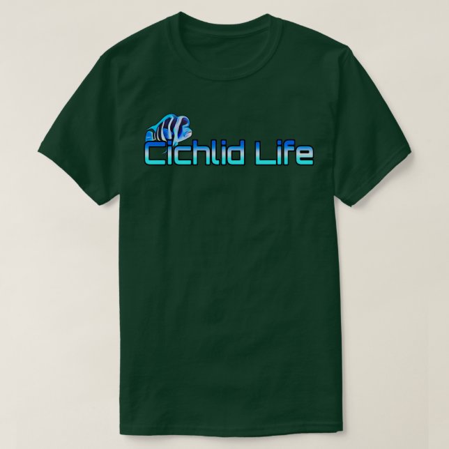 Camiseta Frontosa Cichlid Life Cichlids Gift Aquarium (Frente do Design)