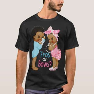 Camiseta Fros ou Arcos bonitos Sexo Revelar Chá de fraldas