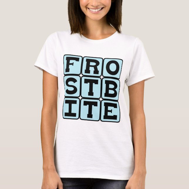 Camiseta Frostbite, Condição do Congelando (Frente)