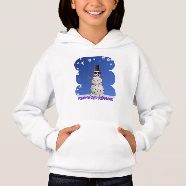 Camiseta Frosted and Fabulous Snowman (Frente)