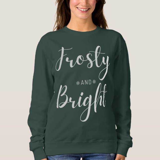 Camiseta Frosty & Bright Christmas (Frente)