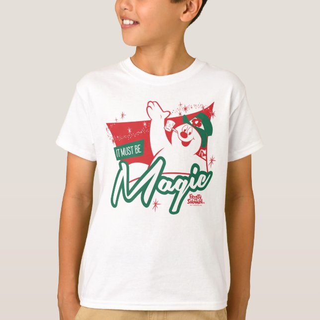 Camiseta Frosty, o Neve - Deve Ser Magia (Frente)
