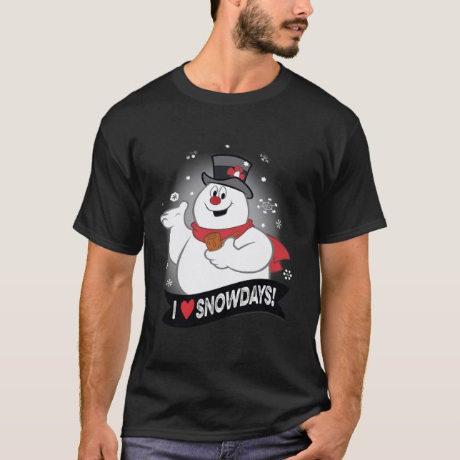 Camiseta Frosty, O Neve Que Eu Amo Neve (Frente)