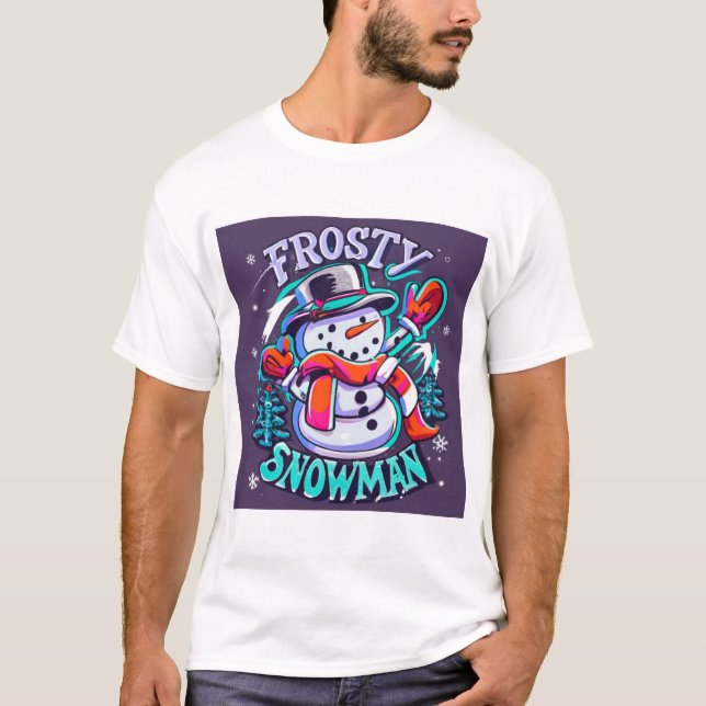 Camiseta Frosty Snowman (2) (Frente)