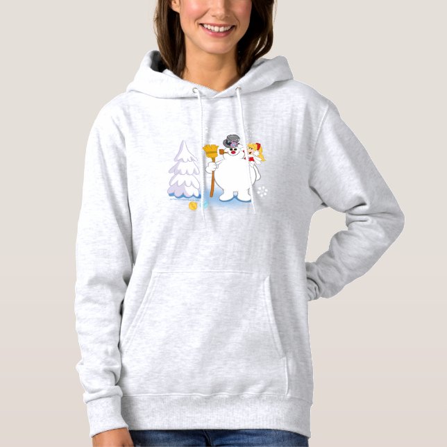 Camiseta Frosty the Snowman™ | Frosty & Karen Winter Fun (Frente)