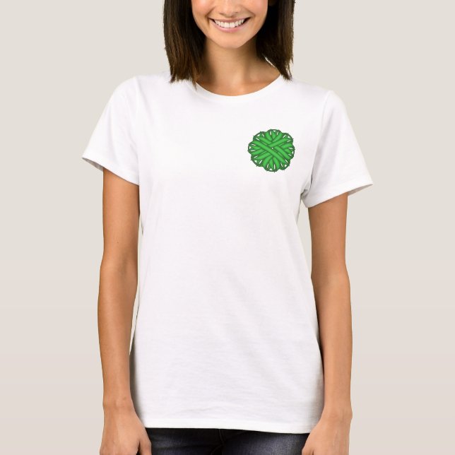 Camiseta Frota Verde Friso por Kenneth Yoncich (Frente)