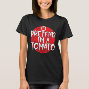 Camiseta Frouxa Fantasia de Halloween Finja que Sou um Toma