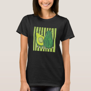 Camiseta Frouxo Traje de Halloween Vegano de Abacate Mascul