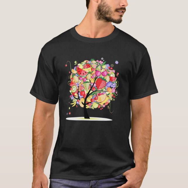 Camiseta Frui Melon Strawberry Kiwi Grape Orange Sorvete (Frente)