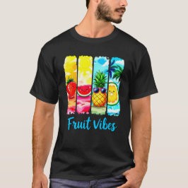 Camiseta Fruit Vibes Summer Cute Cartoon Fruits