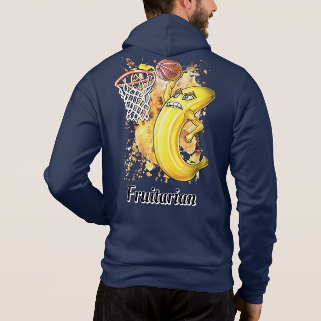 Camiseta Fruitário Banana Slam Dunk Personalizável (Verso)