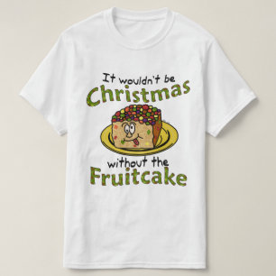 Camiseta Fruitcake engraçado dos desenhos animados do Natal