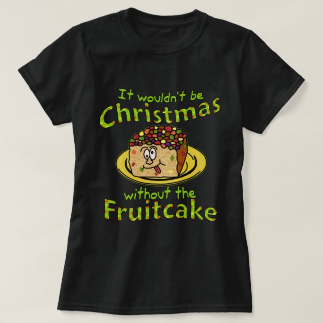 Camiseta Fruitcake engraçado v2 dos desenhos animados do (Frente do Design)