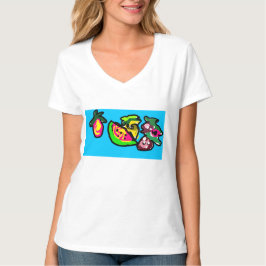 Camiseta Fruits art fun 