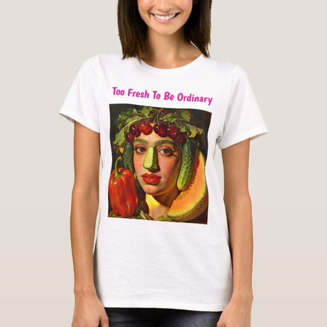 Camiseta Fruits of Expression – A Surreal Portrait (Frente)