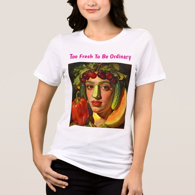 Camiseta Fruits of Expression – A Surreal Portrait (Frente)