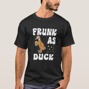 Camiseta Frunk As Duck Rubber Duck Bebendo Humor 2
