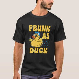Camiseta Frunk As Duck Rubber Duck Bebendo Humor 4